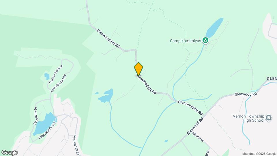 72 Glenwood Mt Rd Map and Location Details