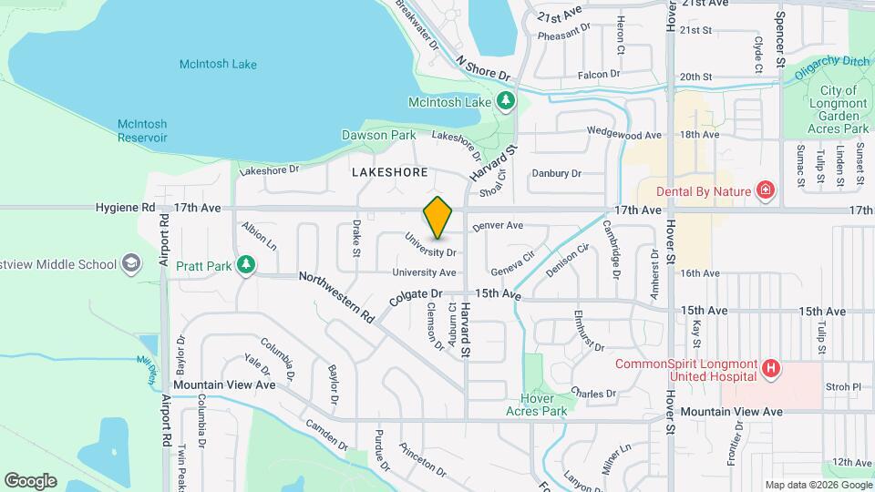 40 University Dr Map and Location Details