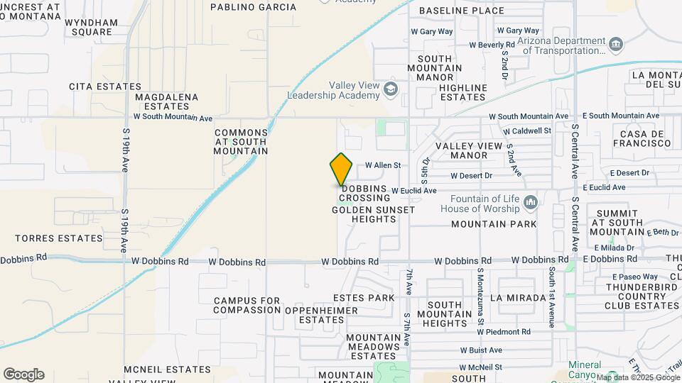 8632 S 10th Ln Map and Location Details