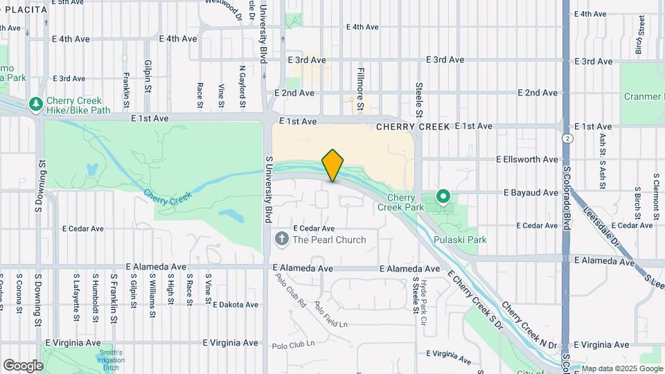 2700 E Cherry Creek South Dr Mapa y Detalles de la Ubicación