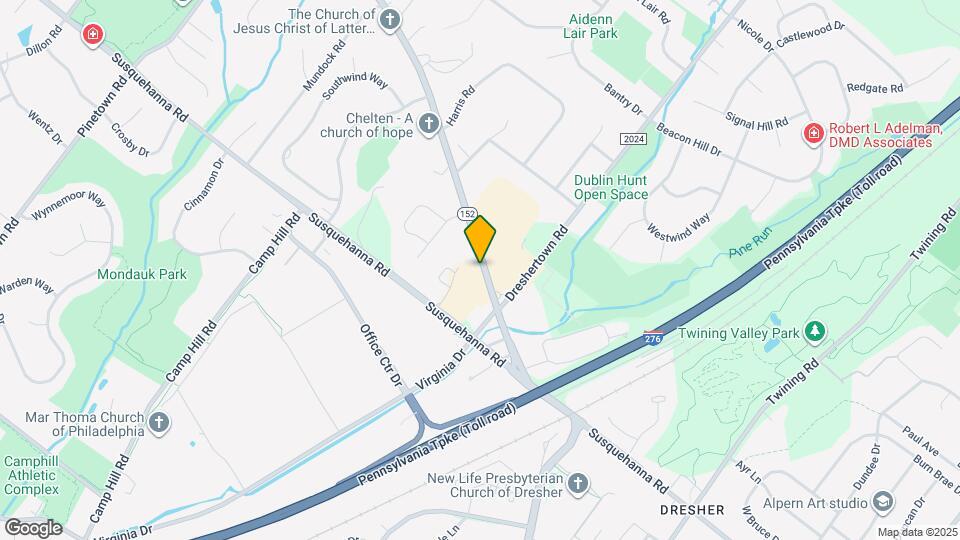 1651 Limekiln Pike Mapa y Detalles de la Ubicación