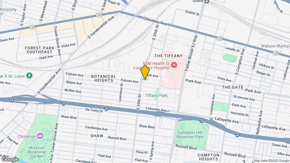 3857 Folsom Ave Map and Location Details