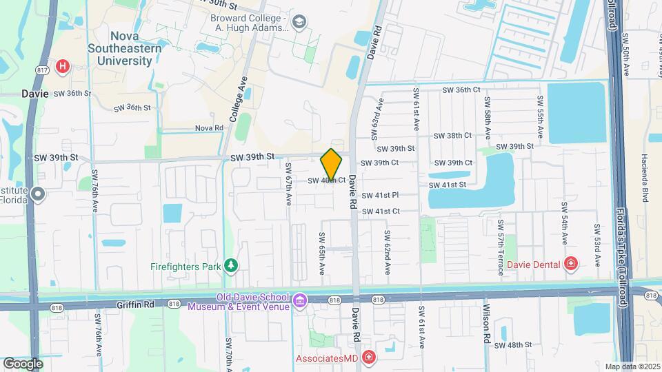 6518 SW 41st St Map and Location Details