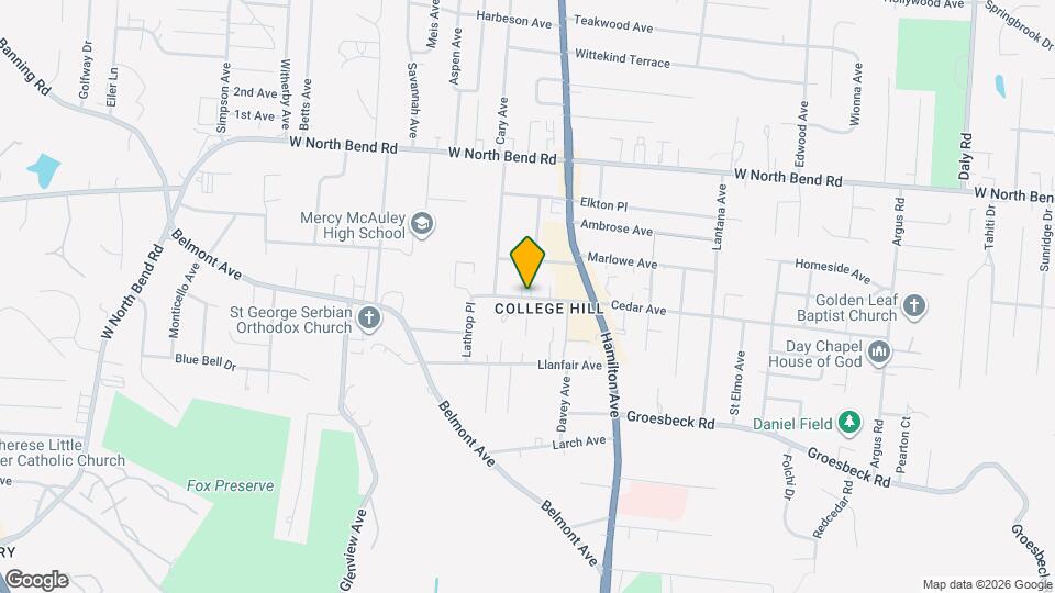 Blue Fountain Apartments Map and Location Details