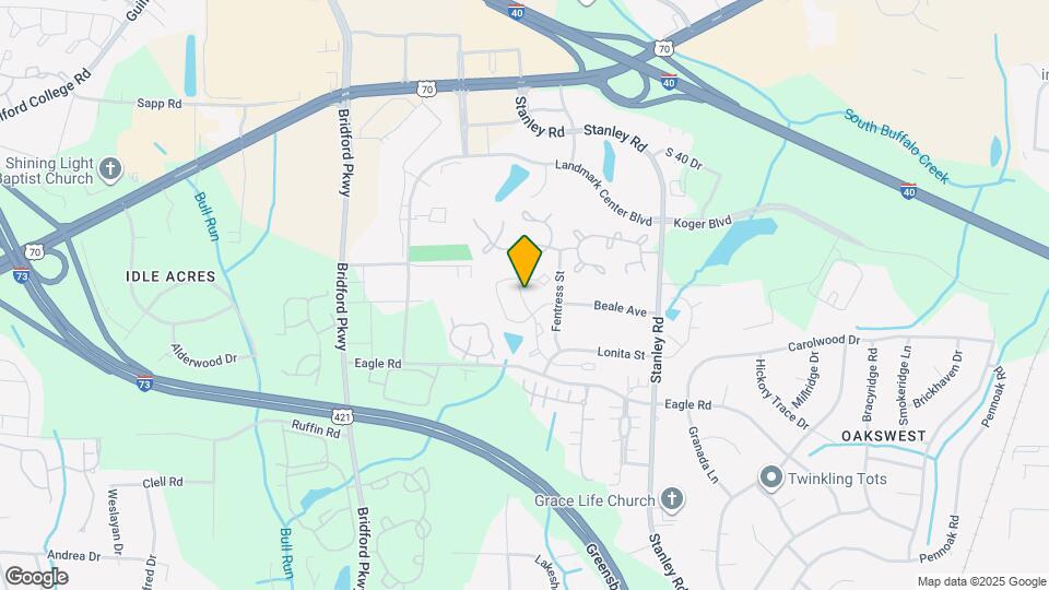 310 Bridford Downs Dr Map and Location Details