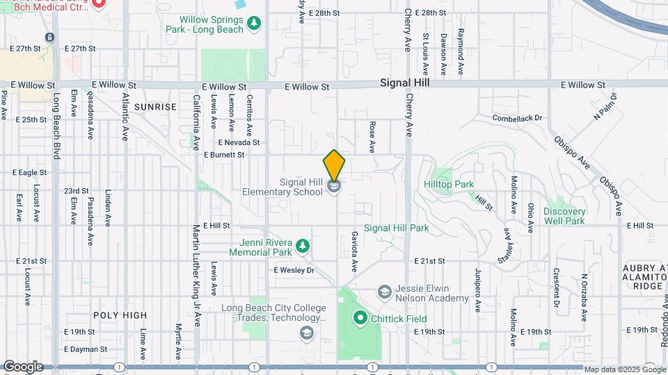 1599 E 23rd St Map and Location Details