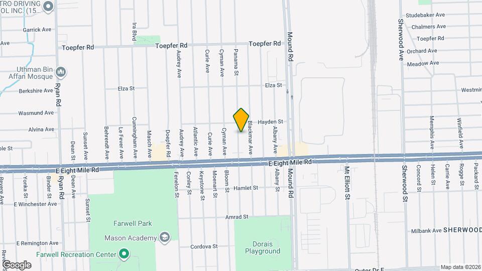20806 Panama St Map and Location Details