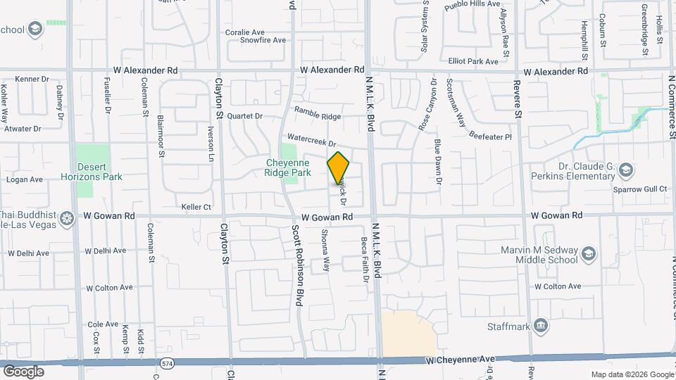 3639 Covewick Dr Mapa y Detalles de la Ubicación