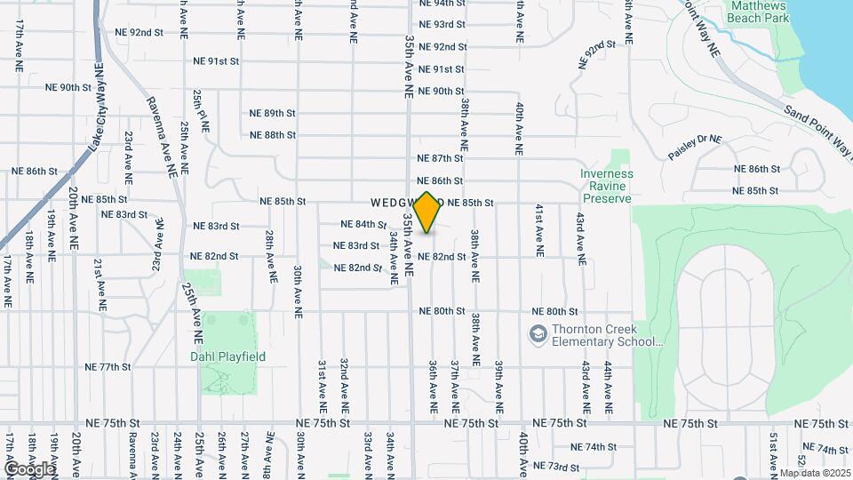 8217 36th Ave NE Map and Location Details
