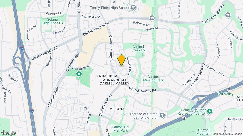 3968 Via Holgura Map and Location Details