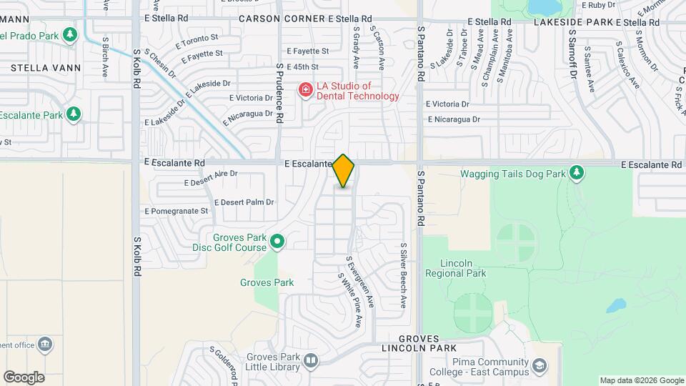 3892 S Evergreen Ave Map and Location Details