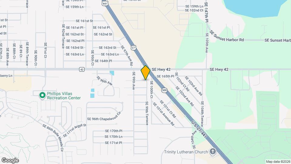 9990 SE 166 St Map and Location Details