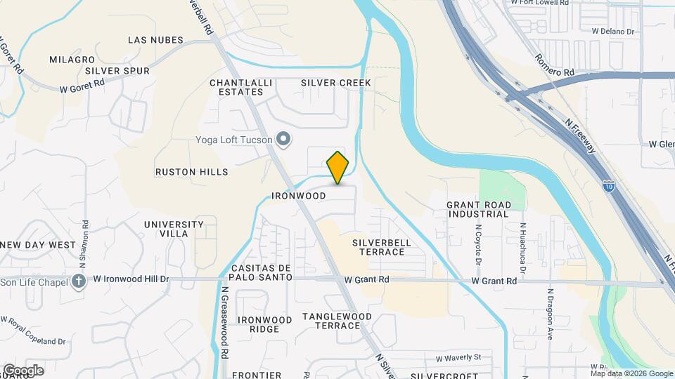 2185 W Frostwood Ln Mapa y Detalles de la Ubicación