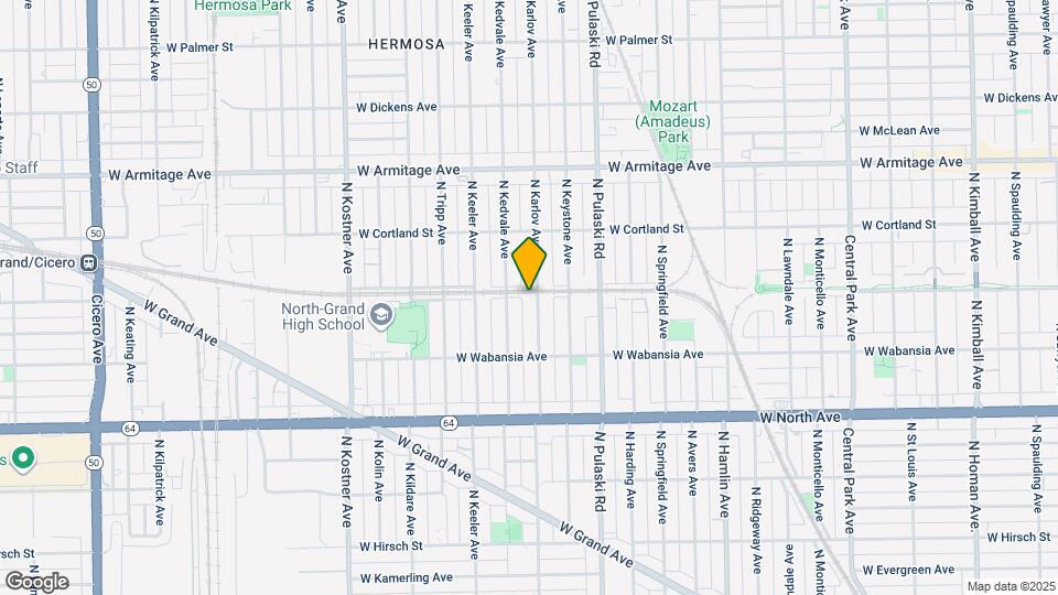 1756 N Karlov Ave Map and Location Details
