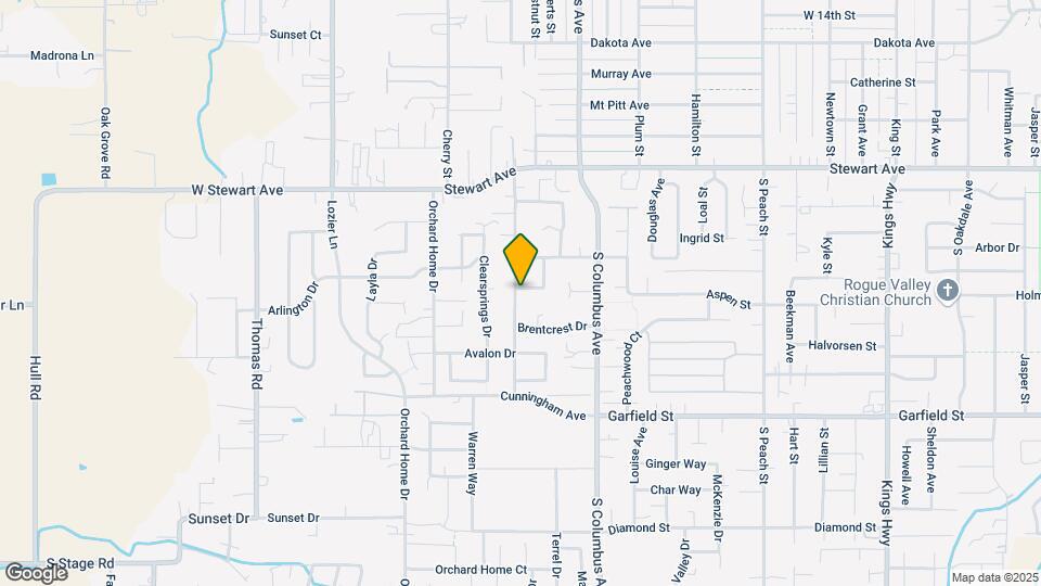 1595 Saratoga Dr Map and Location Details