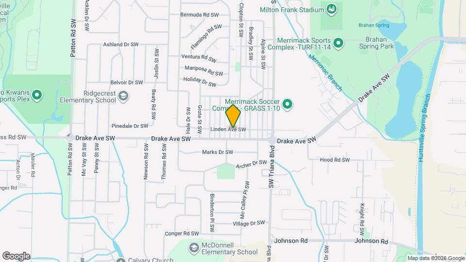 3701 Dubose St SW Map and Location Details