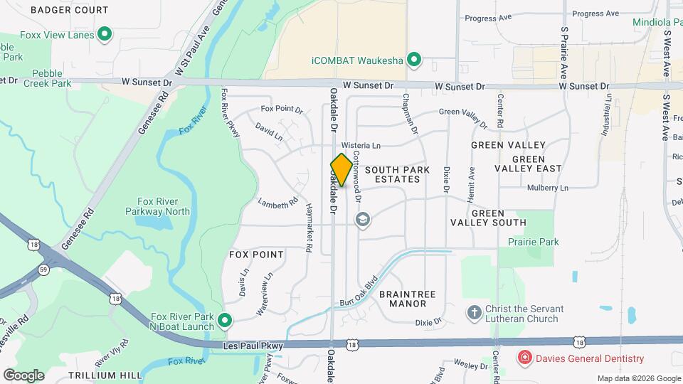 1717 Oakdale Dr Map and Location Details