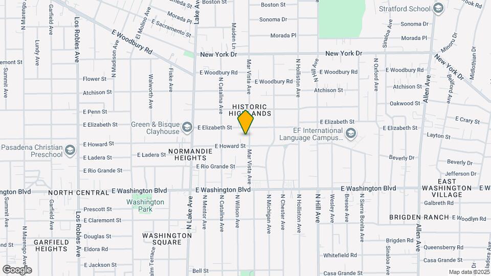 1549-1551 Mar Vista Ave Map and Location Details