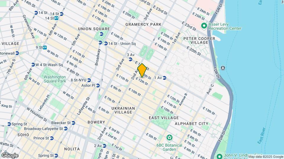 323-329 E 12th St Mapa y Detalles de la Ubicación