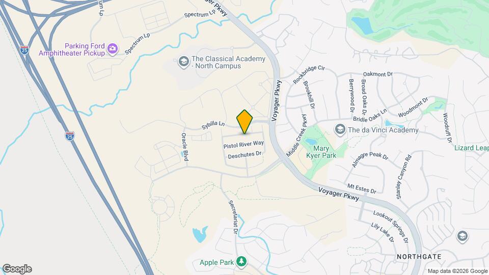 907 Salmon Pond Way Map and Location Details