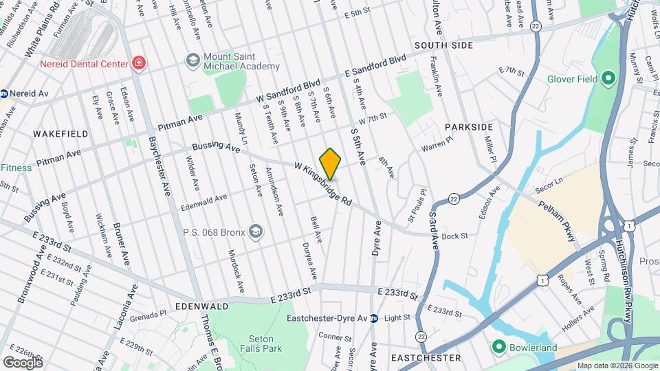 75 W Kingsbridge Rd Map and Location Details