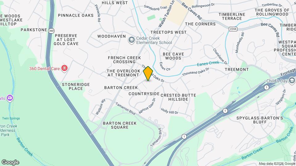 3103 Mistywood Cir Map and Location Details