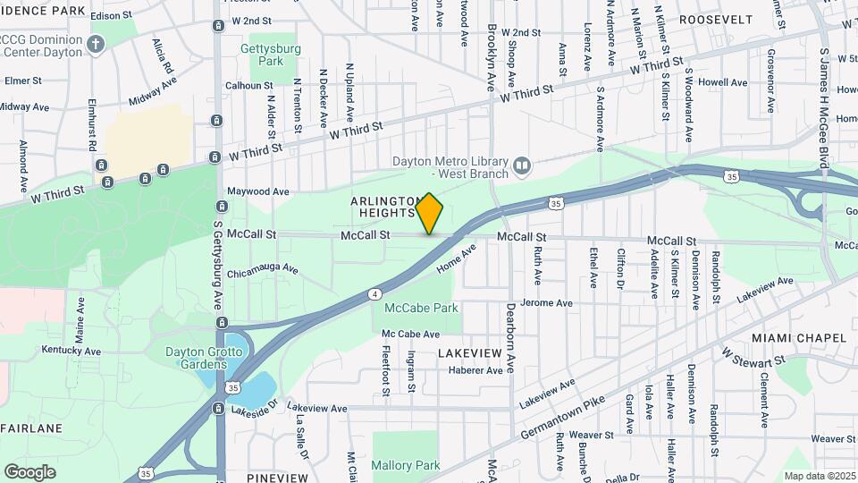 3212 McCall St Map and Location Details
