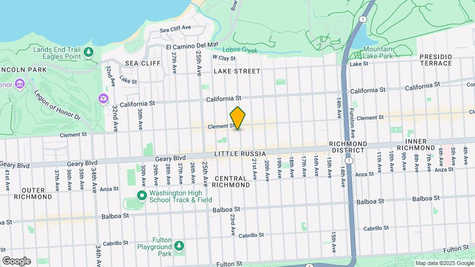 327 22nd Ave Map and Location Details