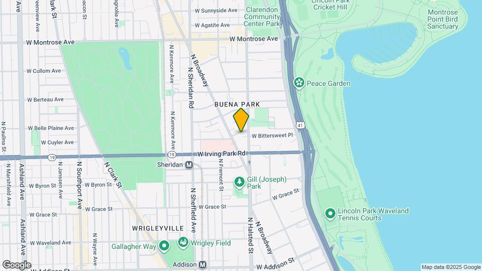 819 W Cuyler Ave Map and Location Details