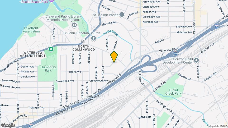 17902 Dillewood Rd Map and Location Details