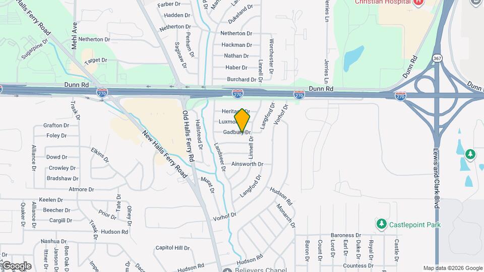 2278 Gadbury Dr Mapa y Detalles de la Ubicación