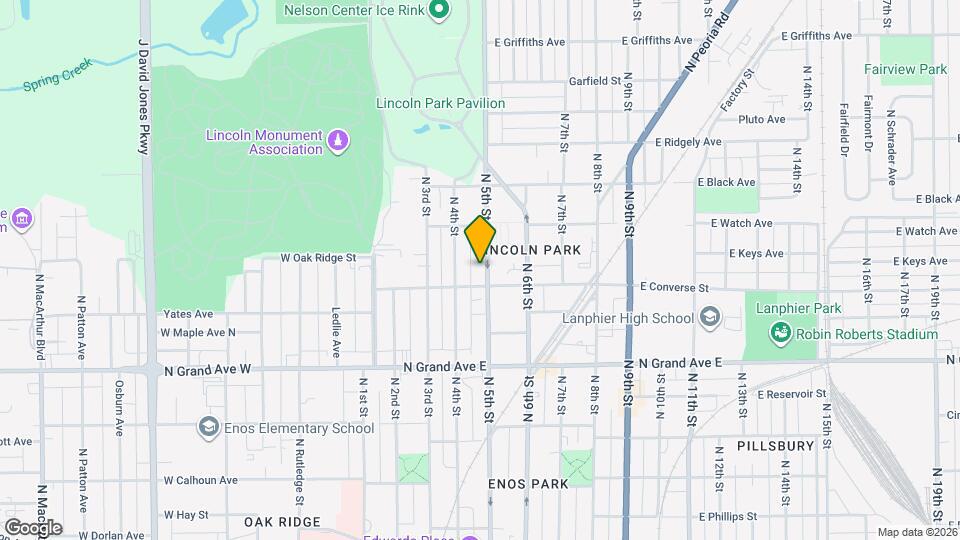 1413 N 5th St Map and Location Details