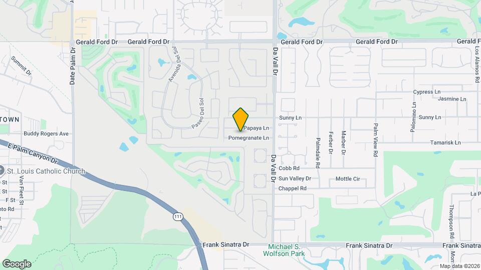 69844 Pomegranate Ln Map and Location Details