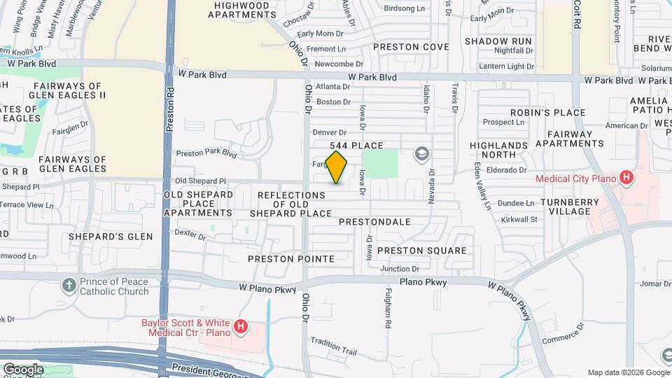 4520 Louisville Dr Map and Location Details