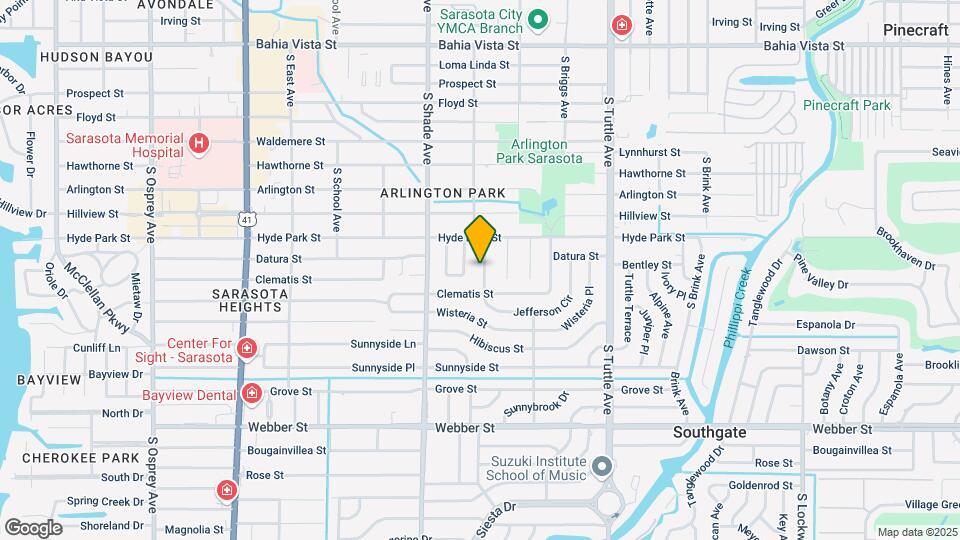 2130 S Jefferson Ave Map and Location Details