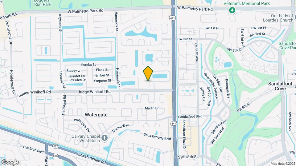 10303 Boca Springs Dr Map and Location Details