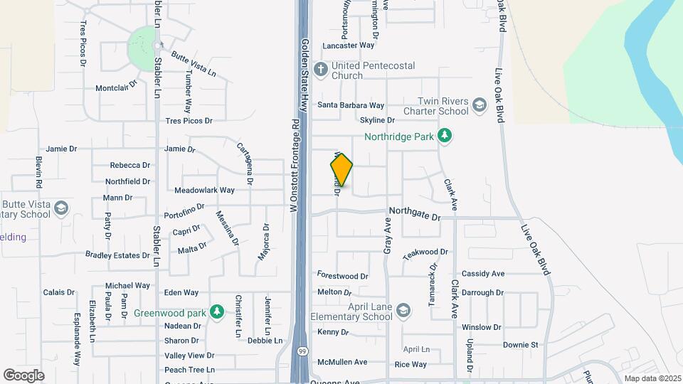 1835 Woodland Dr Map and Location Details