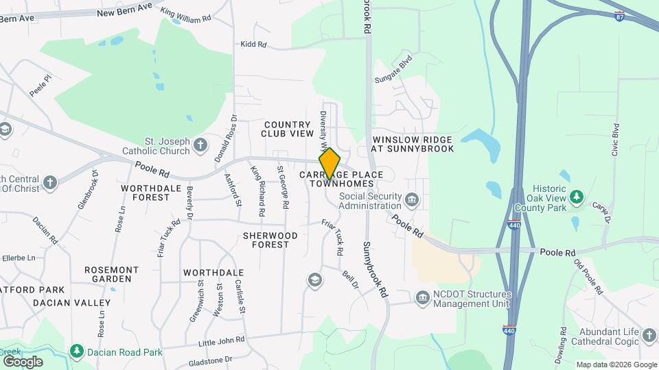 517 Cooper Rd Map and Location Details