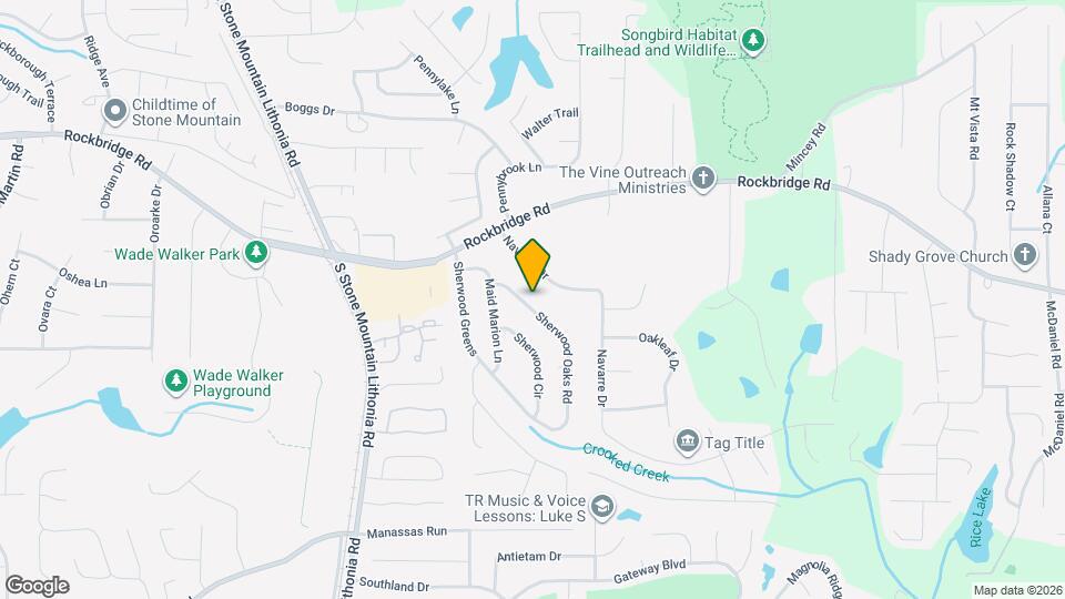 442 Sherwood Oaks Rd Map and Location Details