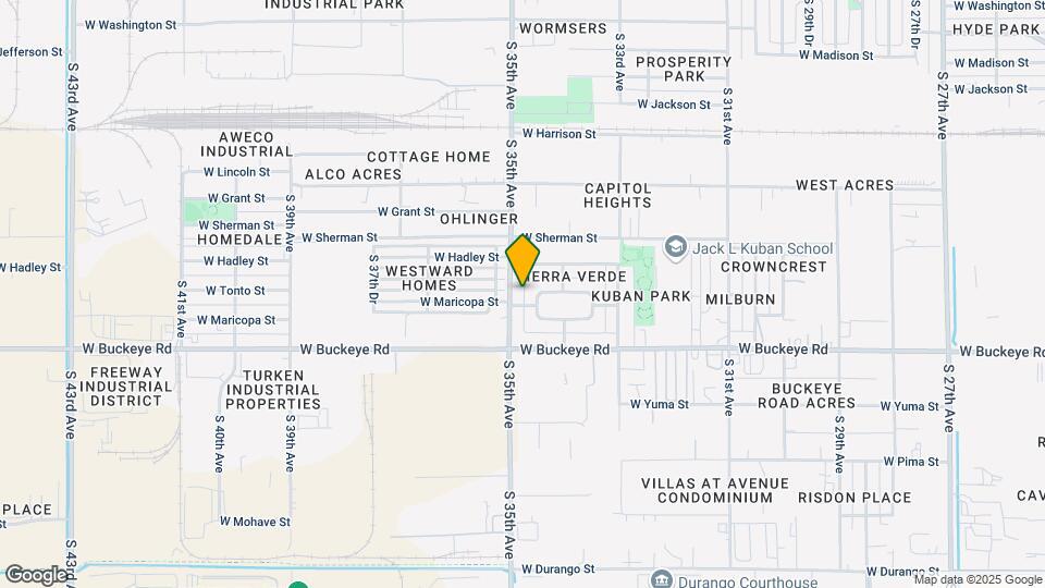 927 S 35th Ave Map and Location Details