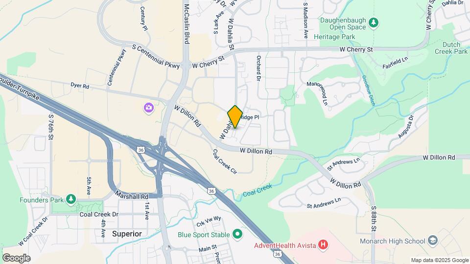 740 Copper Ln Map and Location Details