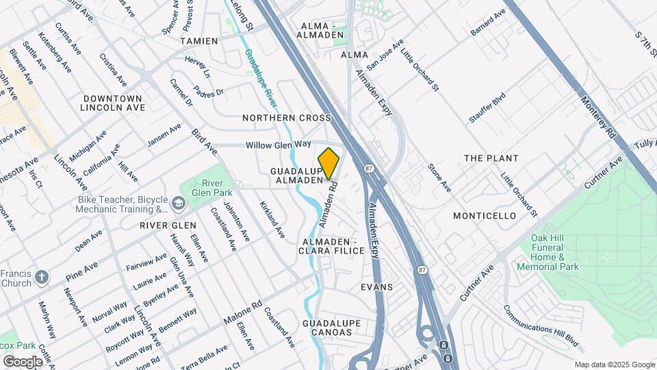 The Almaden Map and Location Details