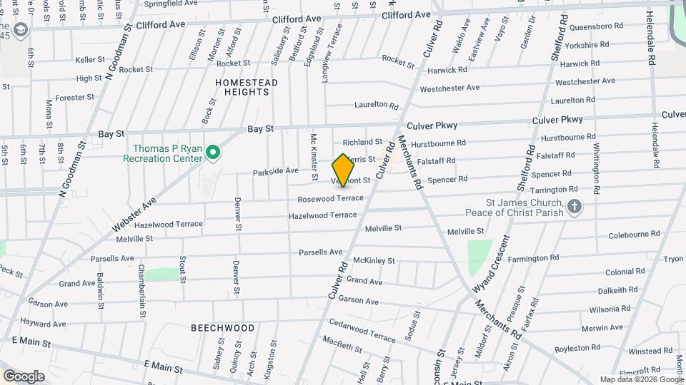 420 Rosewood Terrace Map and Location Details