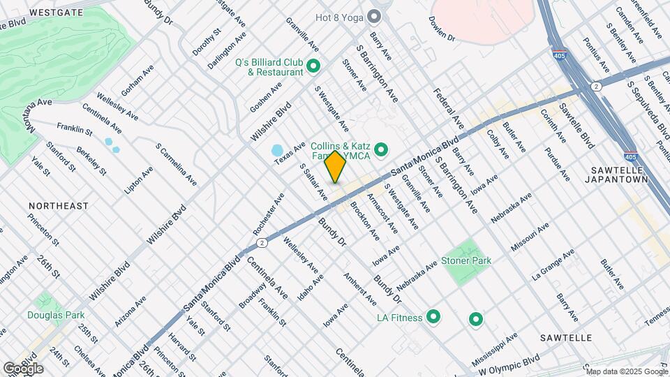 1453 Brockton Ave - prime West LA location Map and Location Details