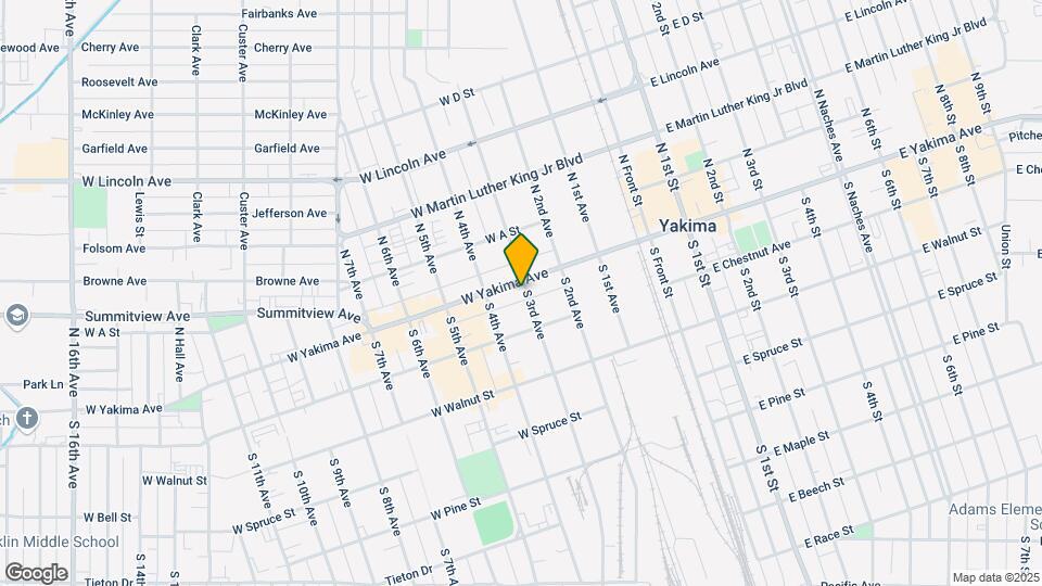 302 W Yakima Ave Map and Location Details