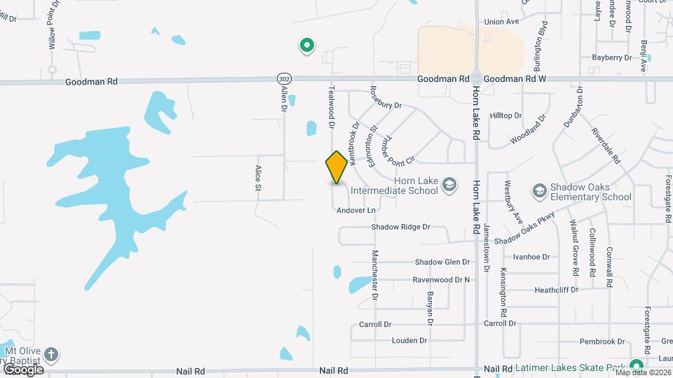 6620 Tealwood Dr Map and Location Details