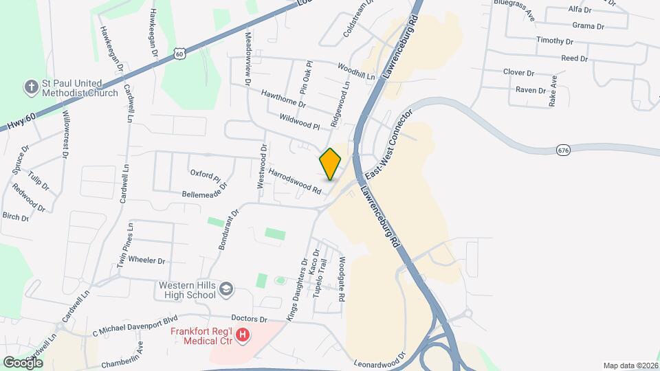 432 Harrodsburg Ln Map and Location Details