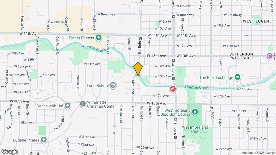 1525 Garfield Pl Map and Location Details