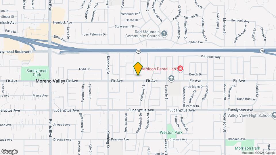 25762 Fir Ave Map and Location Details