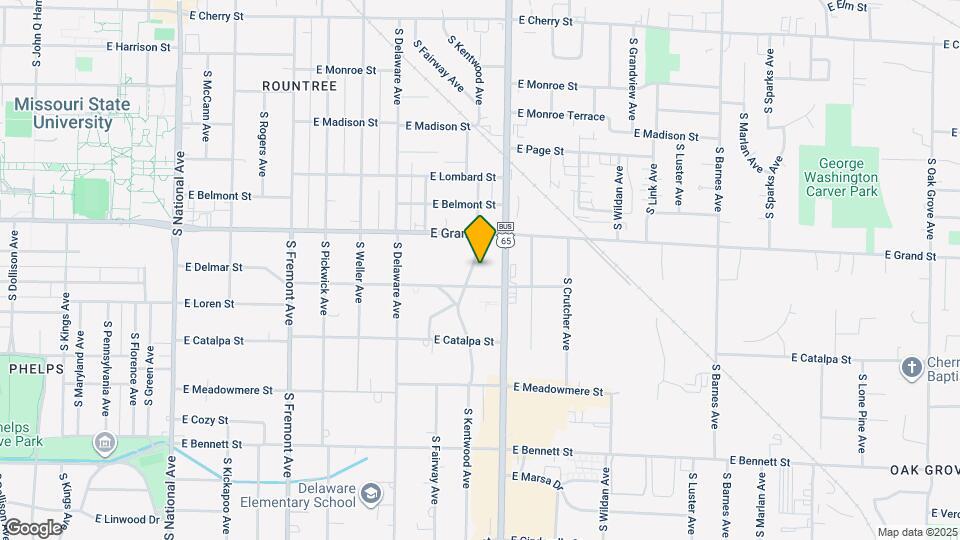 1040 S Kentwood Ave Map and Location Details